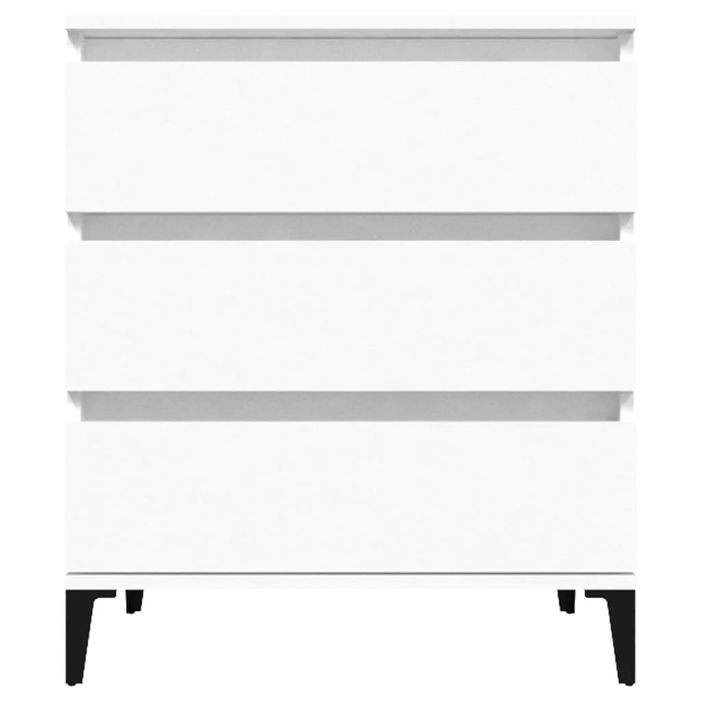 Buffet credenza cassettiera armadio mobile contenitore organizer per cucina soggiorno salotto 60 x 35 x 70 cm legno ingegnerizzato bianco 02_0030363
