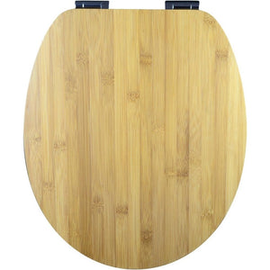 Eisl bamb  sedile wc slim bamboo edba04, con abbassamento automa