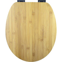 Eisl bamb  sedile wc slim bamboo edba04, con abbassamento automa