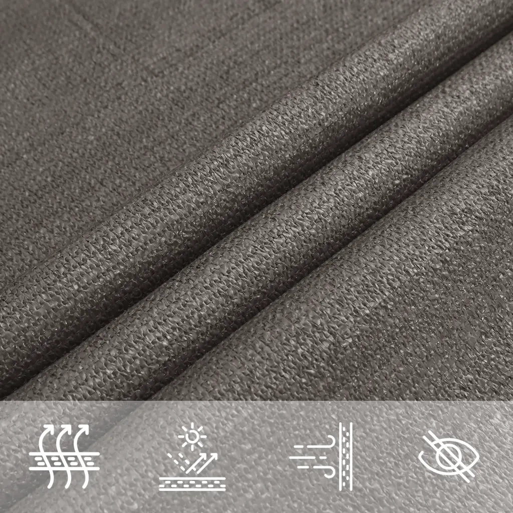 Vela Parasole 160 g/m² Antracite 3,5x5 m in HDPE 311077