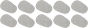 Touchscreen gloves sticker 2,5 x 2,5 cm - Pacchetto da 40 pezzi - Molto sensibili a fibre di rame - Estremamente sottili e flessibili