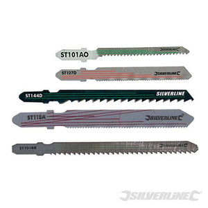 Lame per seghetto alternativo Silverline 10 pezzi legno metallo