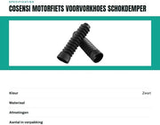 Coprimozzo per motocicletta - 205x42mm - Blocco shock - Sigillatura - Guarnizioni in gomma - Antivibrazione - Resistente alle abrasioni e freddo