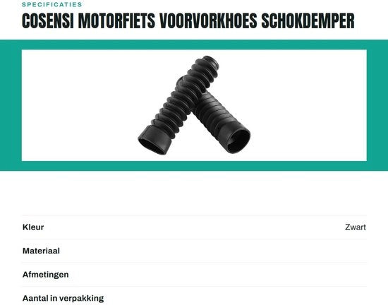 Coprimozzo per motocicletta - 205x42mm - Blocco shock - Sigillatura - Guarnizioni in gomma - Antivibrazione - Resistente alle abrasioni e freddo