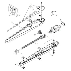 MOTORE BENINCA' 9686768 RICAMBIO ORIGINALE AUTOMAZIONE AUTOMATISMI GARANZIA
