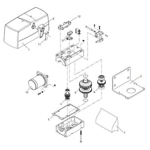 MOTORE BENINCA' 9686167 RICAMBIO ORIGINALE AUTOMAZIONE AUTOMATISMI GARANZIA