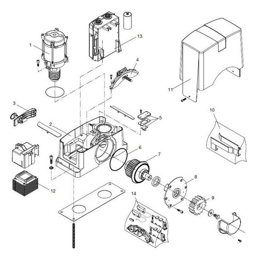 MOTORE BENINCA' 9686702 RICAMBIO ORIGINALE AUTOMAZIONE AUTOMATISMI GARANZIA