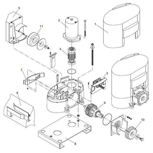 CENTRALE BENINCA' 9686350 RICAMBIO ORIGINALE AUTOMAZIONE AUTOMATISMI GARANZIA