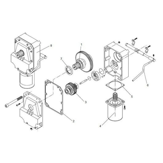 MOTORIDUTTORE BENINCA' 9686314 RICAMBIO ORIGINALE AUTOMAZIONE AUTOMATISMI NUOVO
