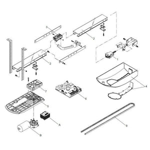 CENTRALE DI COMANDO BENINCA' CP.J4 ESA 9686825 RICAMBIO ORIGINALE AUTOMAZIONE