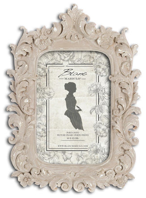Portafoto Cornice Shabby Chic Antichizzata Elegante stile Classico Blanc Mariclò Dimensione: Grande