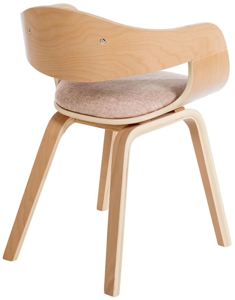 Sedia Kingston in Tessuto Natura/crema