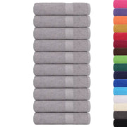 Asciugamani da bagno FROGN 10 pz Grigio 100x150 cm 360 g/m² 136838
