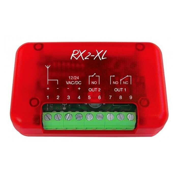 RICEVITORE BICANALE IN AUTOAPPRENDIMENTO NOLOGO RX2-XL AUTOMAZIONE AUTOMATISMI