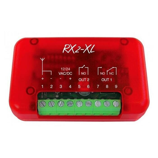 RICEVITORE BICANALE IN AUTOAPPRENDIMENTO NOLOGO RX2-XL AUTOMAZIONE AUTOMATISMI