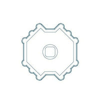 ADATTATORE OTTAGONALE PER RULLO Ø 60 MM VDS 43380/156 AUTOMAZIONE AUTOMATISMI