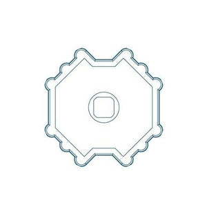 ADATTATORE OTTAGONALE PER RULLO Ø 60 MM VDS 43380/156 AUTOMAZIONE AUTOMATISMI