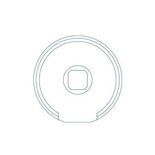 ADATTATORE TONDO PER RULLO Ø 50 MM VDS 43380/063 AUTOMAZIONE AUTOMATISMI NUOVO