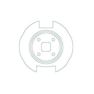 ADATTATORE DEPRAT 62 VDS 43380/065 AUTOMAZIONE AUTOMATISMI ORIGINALE GARANZIA