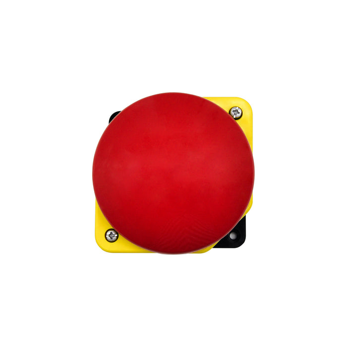 PULSANTE DI EMERGENZA Ø 90 MM ROSSO CONTATTO NC DA PARETE VDS PG1M9W01 ORIGINALE