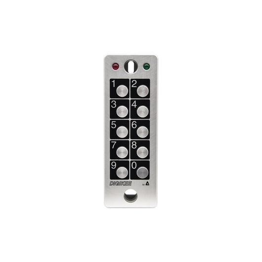 TASTIERA VIA CAVO ANTIVANDALICA IP67 30 CODICI 12V AC DC VDS KEYPAD EASY NEW