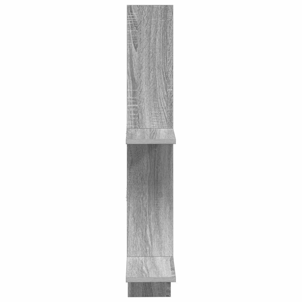 Scaffale da parete Sonoma grigio 61 x 15 x 102 cm 8012193