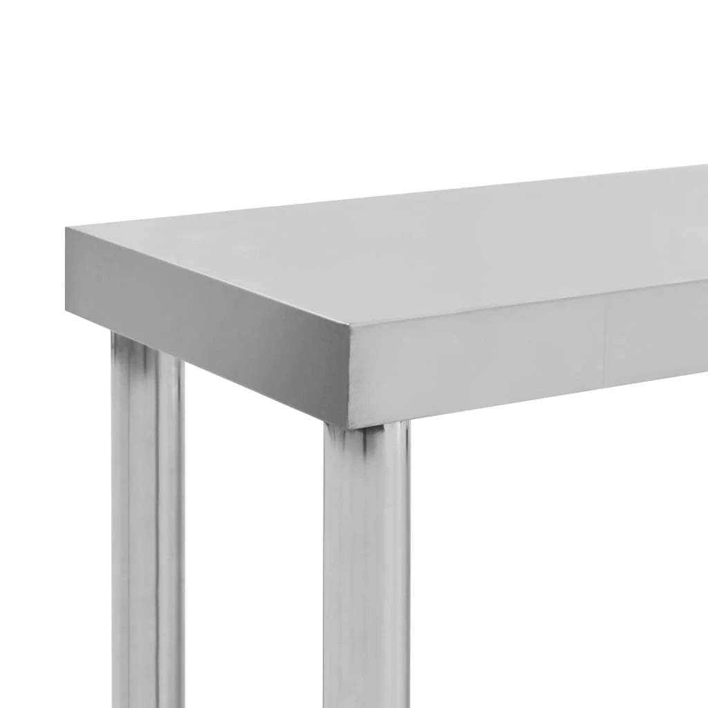 Ripiano da lavoro 120 x 30 x 35 cm Acciaio inox 02_0000011