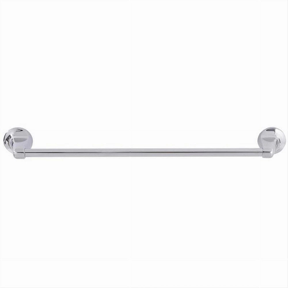 Trade Shop - Porta Asciugamani Portasciugamani Cromato 40 Cm Maniglione A Parete Bagno 79812 -