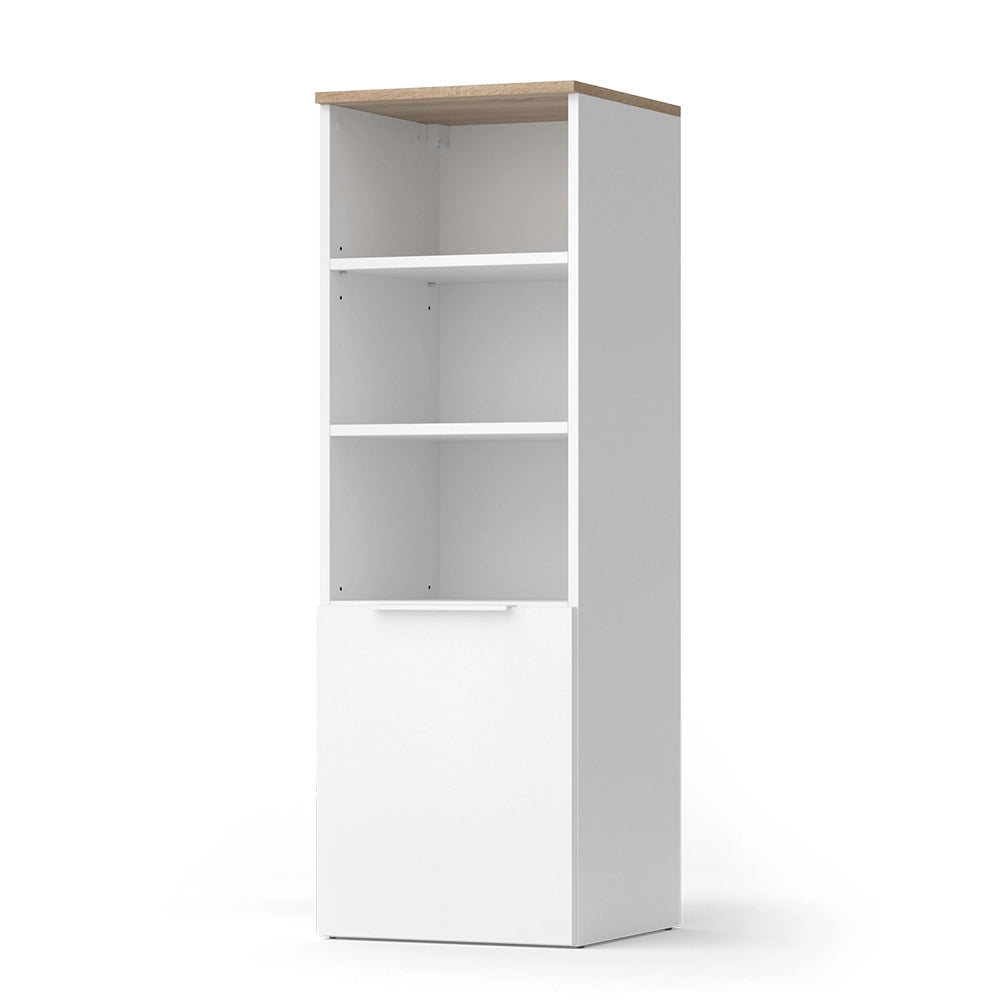 Vicco Armadio universale Bianco/Sonoma 40.2 x 120 cm con una porta