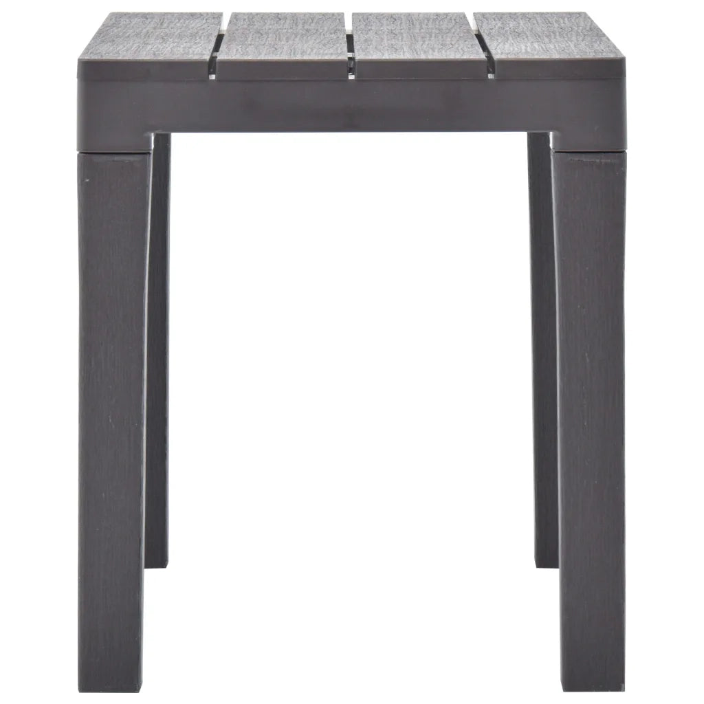 Panchine da Giardino 2 pz Mocca in Plastica 48782