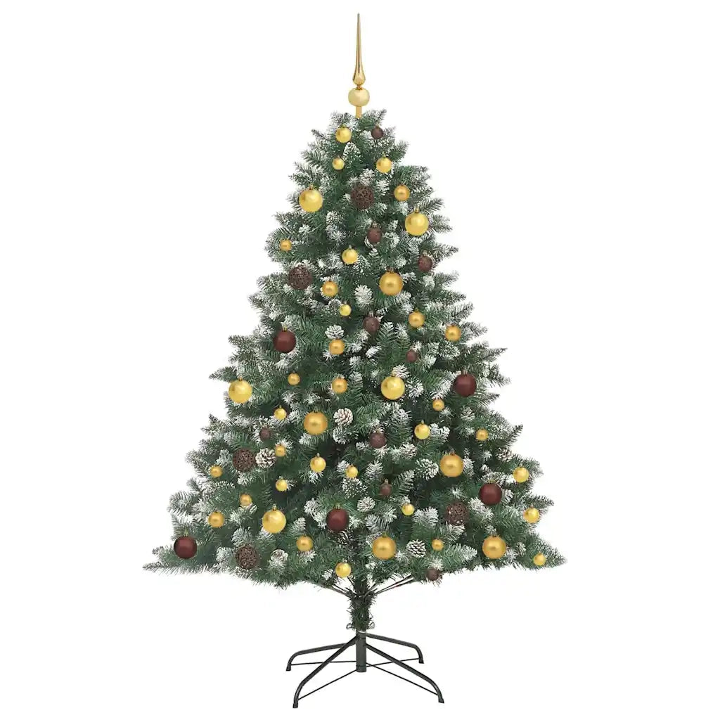 Albero di Natale artificiale con 300 LED Verde 180 cm 3395230