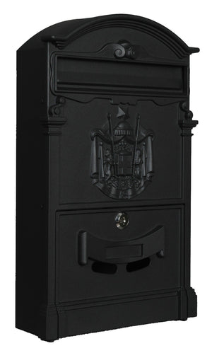 cassetta alluminio "regia posta" nera cod:ferx.23438