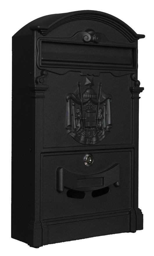 cassetta alluminio "regia posta" nera cod:ferx.23438
