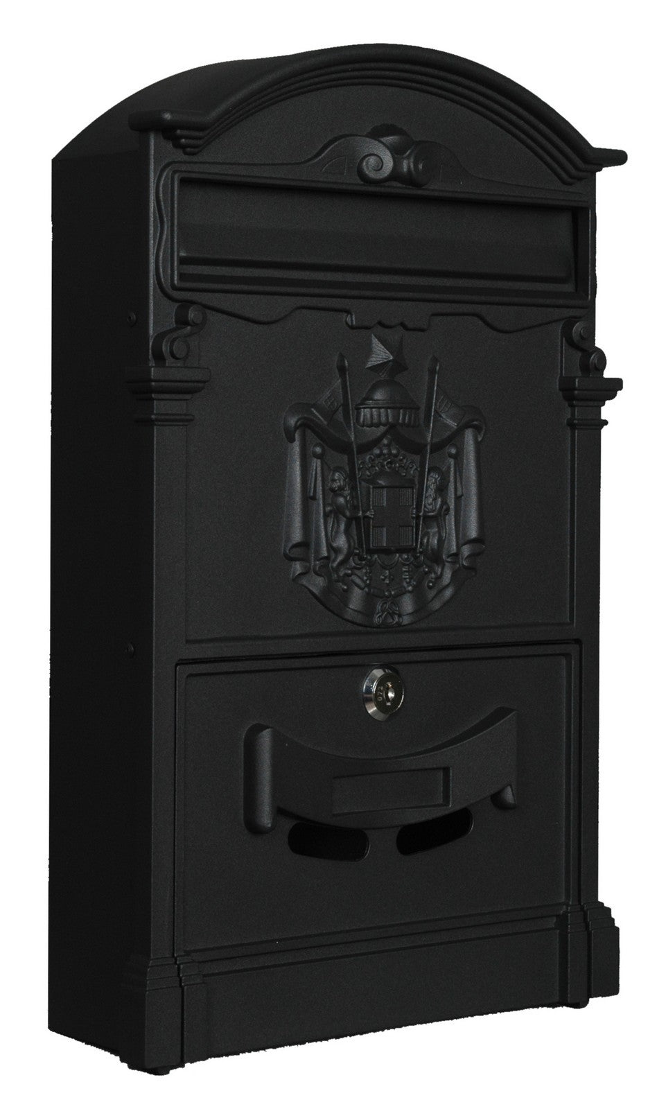 cassetta alluminio "regia posta" nera cod:ferx.23438