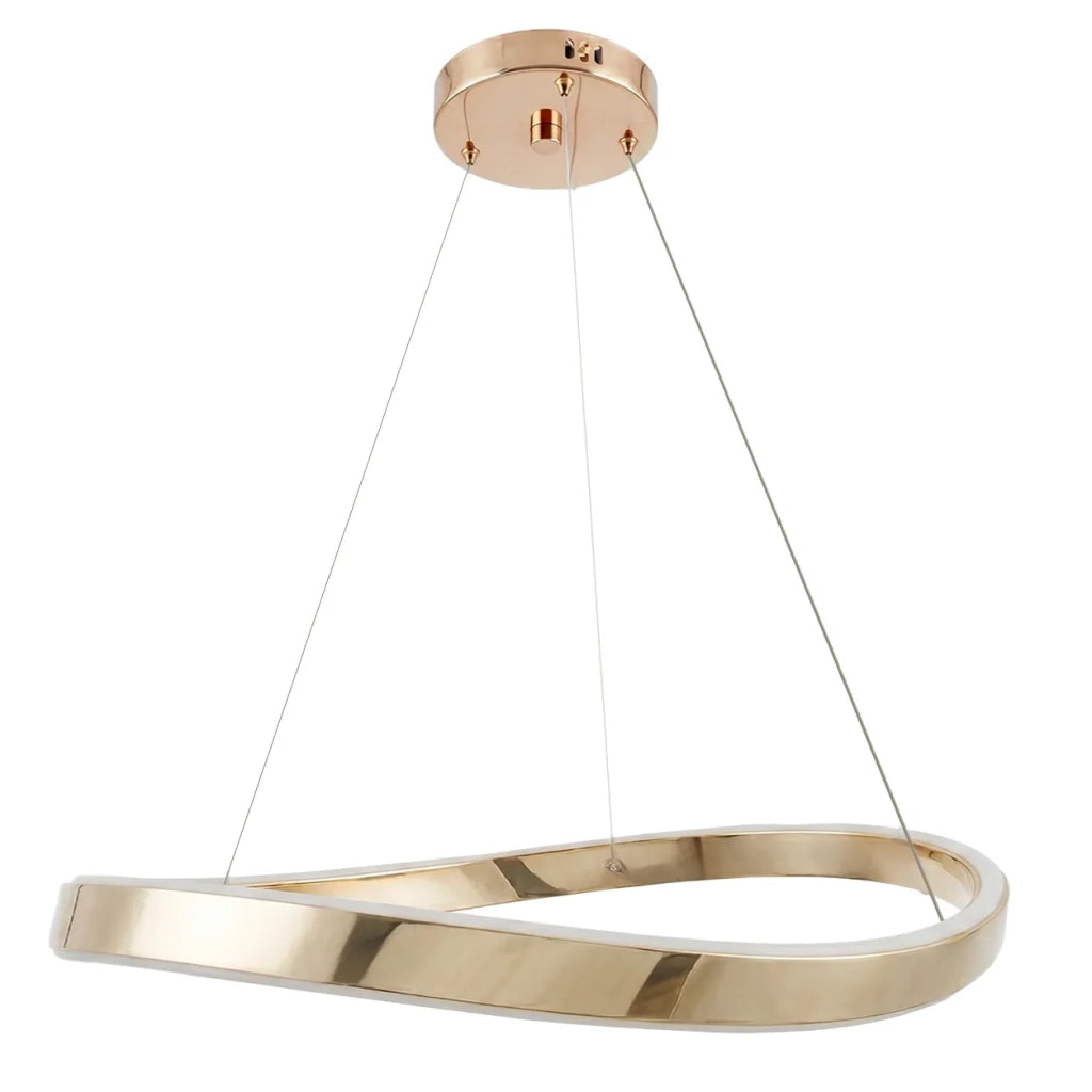 Lampada A Sospensione Da Soffitto Swe068-cp 80cm Gold