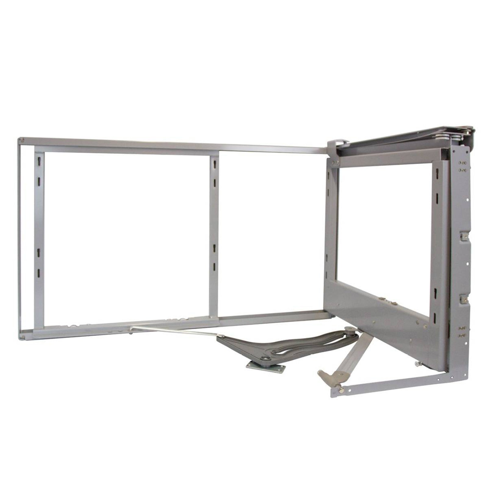 4 Cestelli in Acciaio Inox per Mobile ad Angolo Cieco 90-100cm Mano Destra