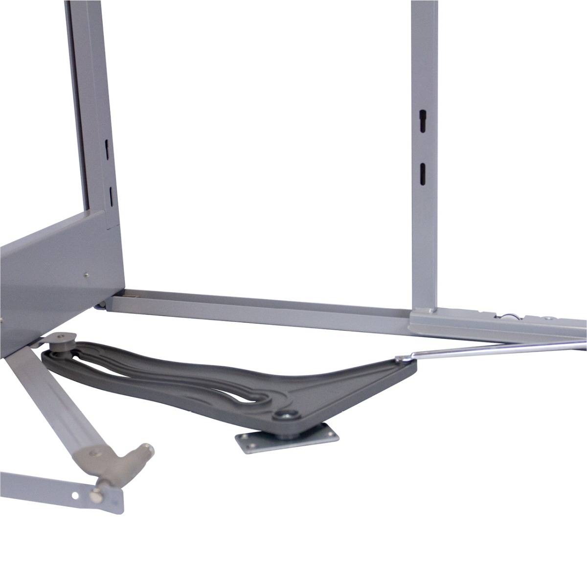 4 Cestelli in Acciaio Inox per Mobile ad Angolo Cieco 90-100cm Mano Destra