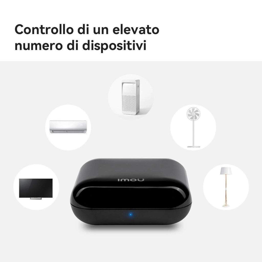 Imou Telecomando Infrarossi Universale. Compatibile Alexa e Google Assistant. Trasforma in SMART il tuo vecchio prodotto ad infrarossi