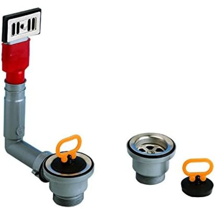 Piletta 1711 lavelli inox foro d 60 tp rettangolare lira 1711.008