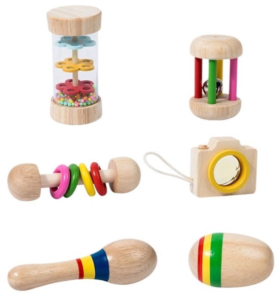 Coniglietti in legno – coniglietti sicuri, giocattoli multicolor resistenti ai morsi per cavi, chincoli e hamster, giocattoli per piccoli animali, regali per conigli interni ed esterni