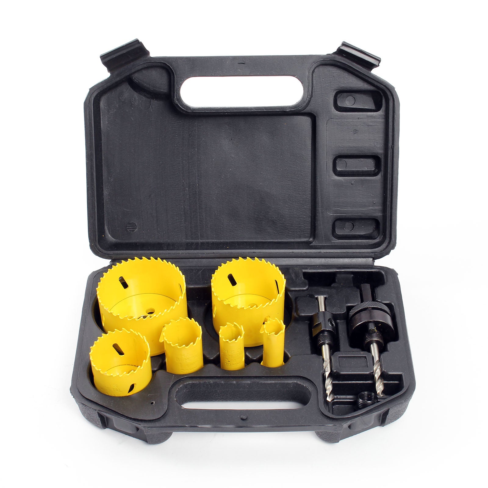 Set di seghe a tazza 9 pz. HSS bimetallico 16-68mm Sega a tazza per legno metallo plastica