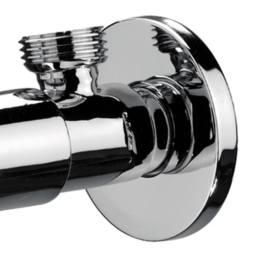 Rubinetto sottolavabo minimal in ottone cromato