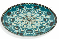 Set 4 Piatti da Portata in Porcellana Sottosmalto Decoro Orientale VdE Tivoli 1996 Cala Jondal