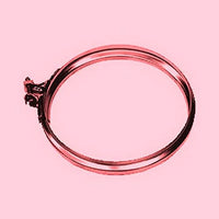 Fascetta di bloccaggio canna fumaria isolata rame dn 250