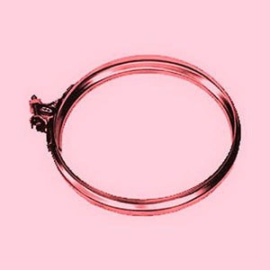 Fascetta di bloccaggio canna fumaria isolata rame dn 250