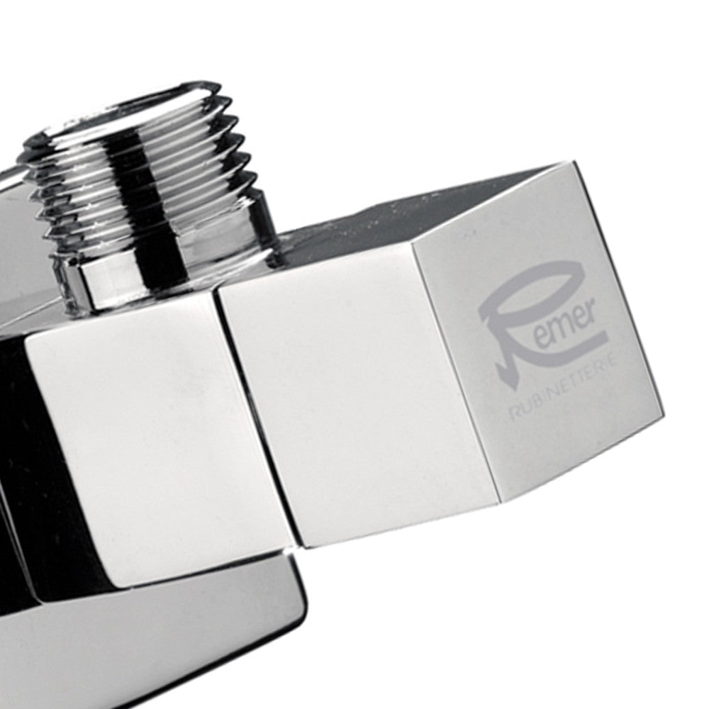 Rubinetto sottolavabo quadrato1/2x3/8