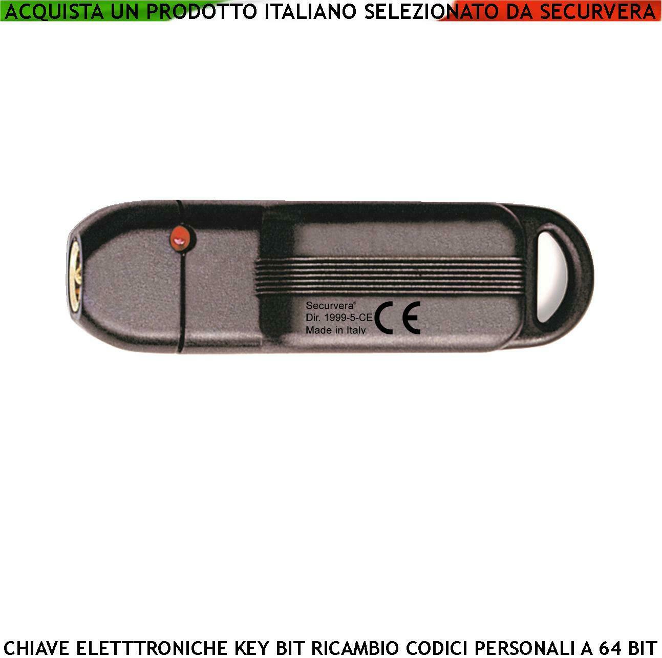 KEYBIT DALLAS 64 BIT CHIAVE ELETTRONICA SECURVERA SV-KBECASKBUC