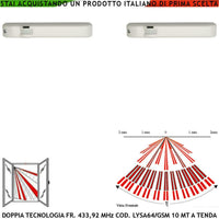 DOPPIA TECNOLOGIA RADIO TENDA DUE RILEVATORI SECURVERA SS-DTBMPT2DTB