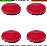 ALLARME INCENDIO CON BADENIA ELETTROMECCANICA ROSSA SECURVERA SF-CBCSAMCRID