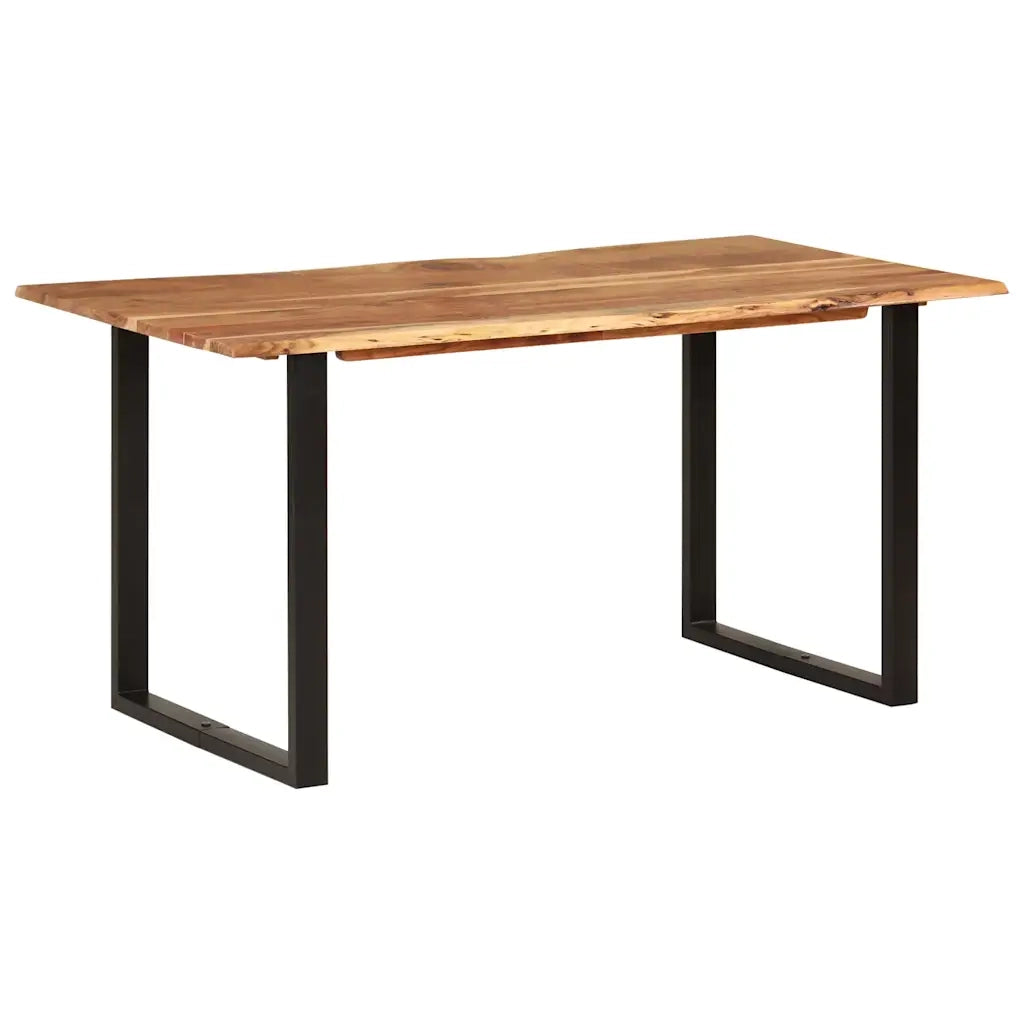 Tavolo da Pranzo | Tavolo da cucina 154x80x76 cm in Legno Massello di Acacia